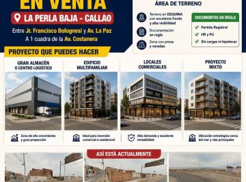 Terreno en Venta en El Callao Esquina de Av. La Paz y Bolognesi