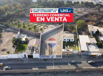 Terreno de 1, 013 m² en Venta Sobre Av. Finlandia – Los Lunas | La Tinguiña
