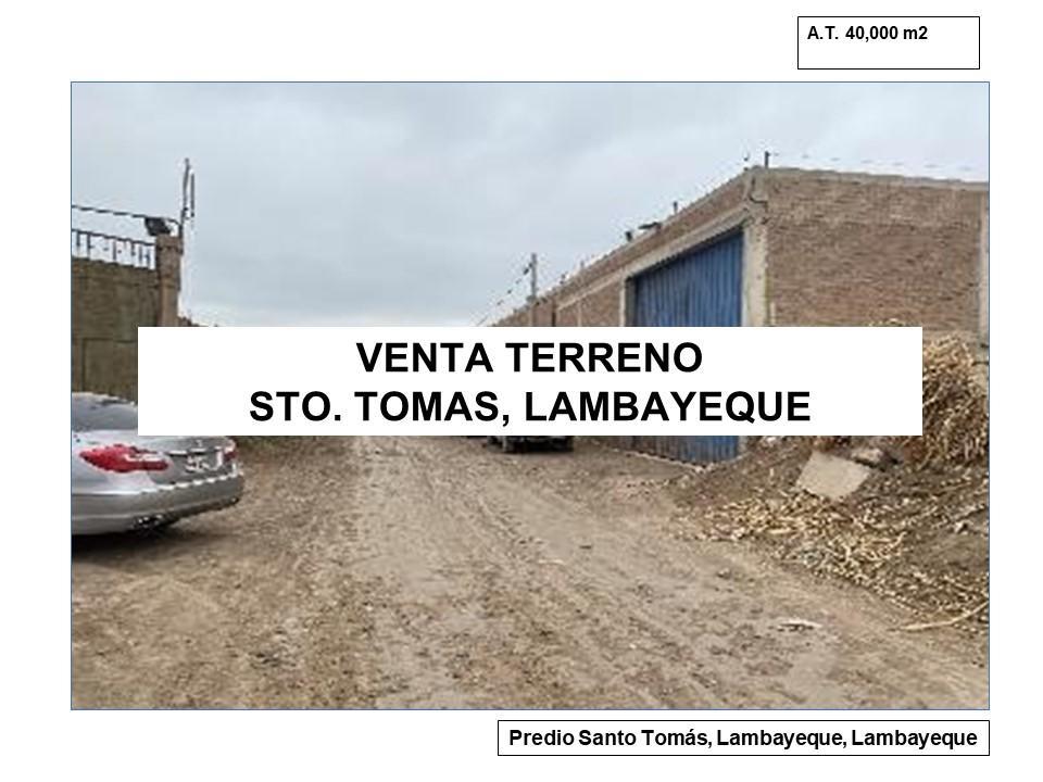 Venta Terreno Santo Tomas Lambayeque 40, 000 m²