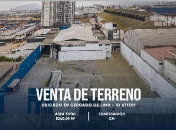 Vendo Terreno Cercado de Lima