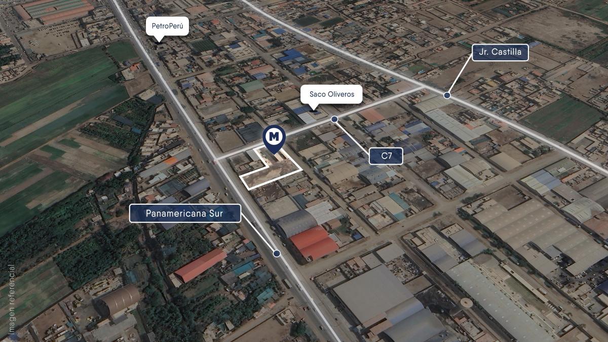¡Terreno Industrial/comercial en La Antigua Panamericana Sur Km 36.5 en Lurín!