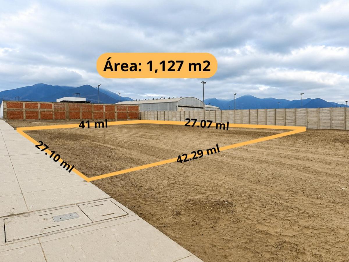 Vendo Terreno Industrial de 1, 127 m² en Macrópolis, Lurín: Conectividad y Logística