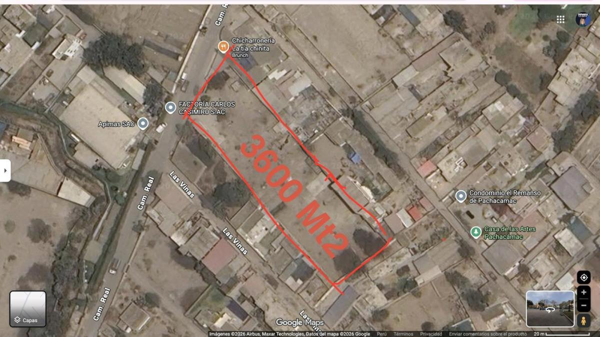 Terreno a La Venta en Pachacamac