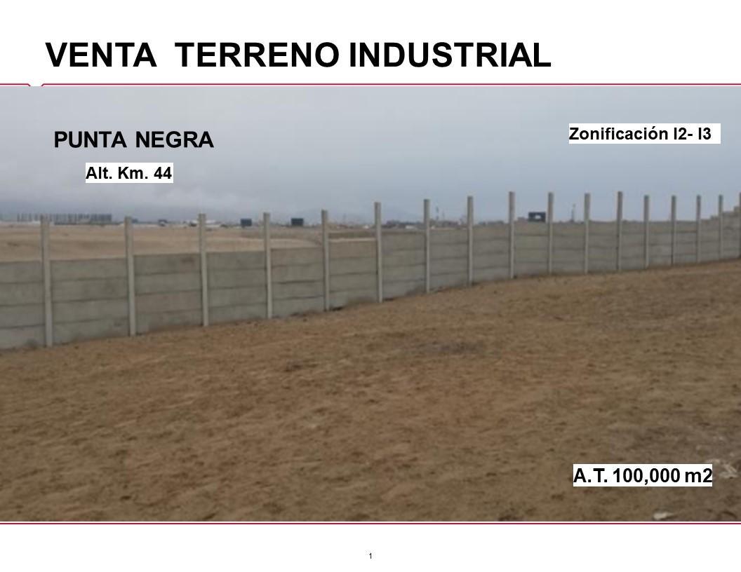 Terreno Industrial en Venta - Punta Negra 100, 000 m² Km. 44 Pan. Sur