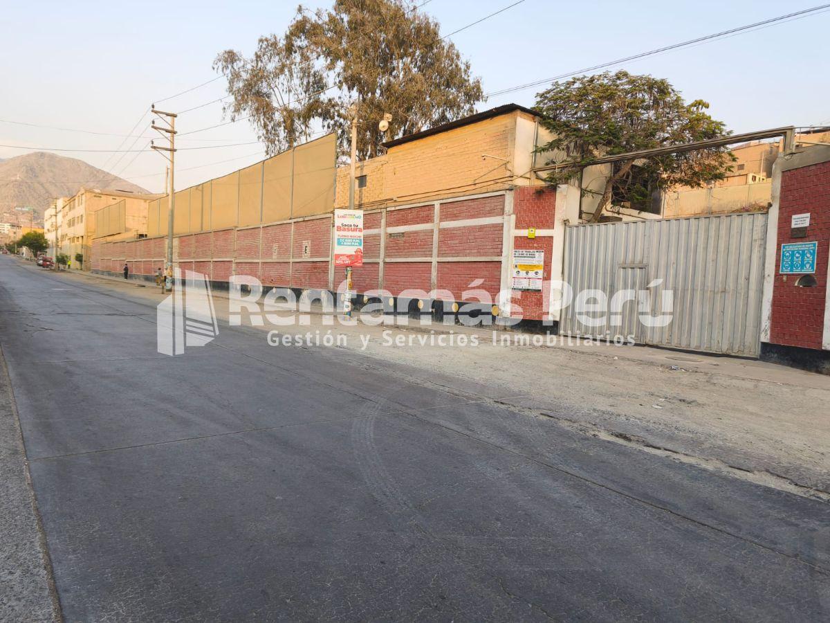 Venta de Terreno Industrial de 4, 722 m² Zonificacion I - 2 Av. Santa Rosa - S. J. l.