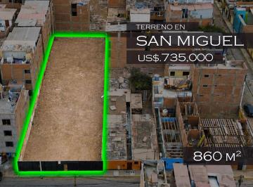 Ocasión! Terreno de 860 m² en San Miguel