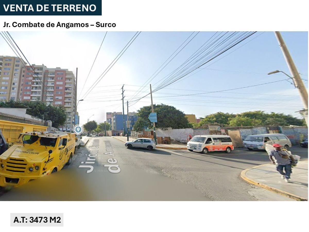 Venta de Terreno en Jirón Combate de Angamos
