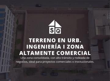 ¡Terreno en Urb. Ing I en Zona Comercial!