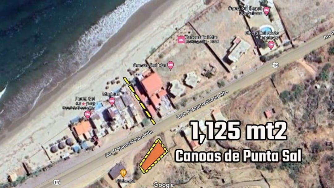 Vendo Terreno en Playa Canoas