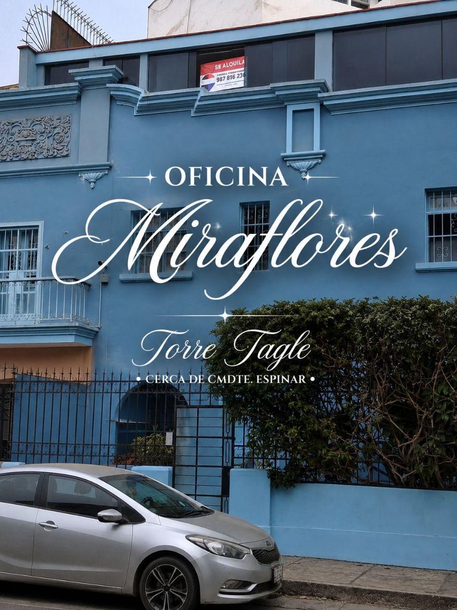 Oficina de 90 m² en Alquiler en Miraflores