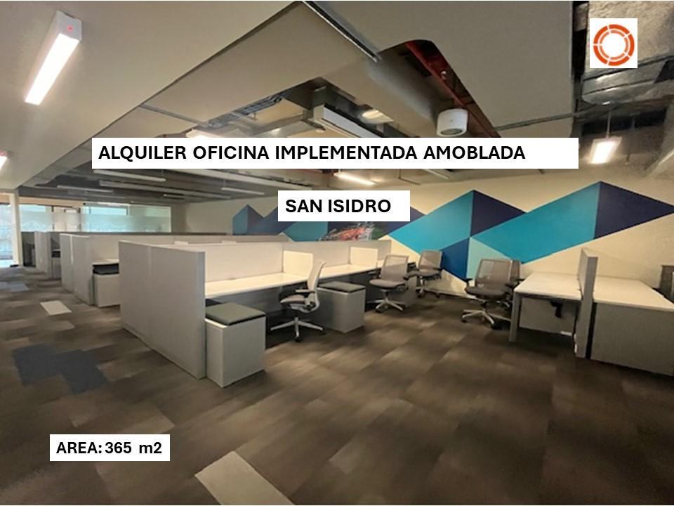 Aqluiler Oficina Amoblada - Centro Financiero San Isidro 365 m²