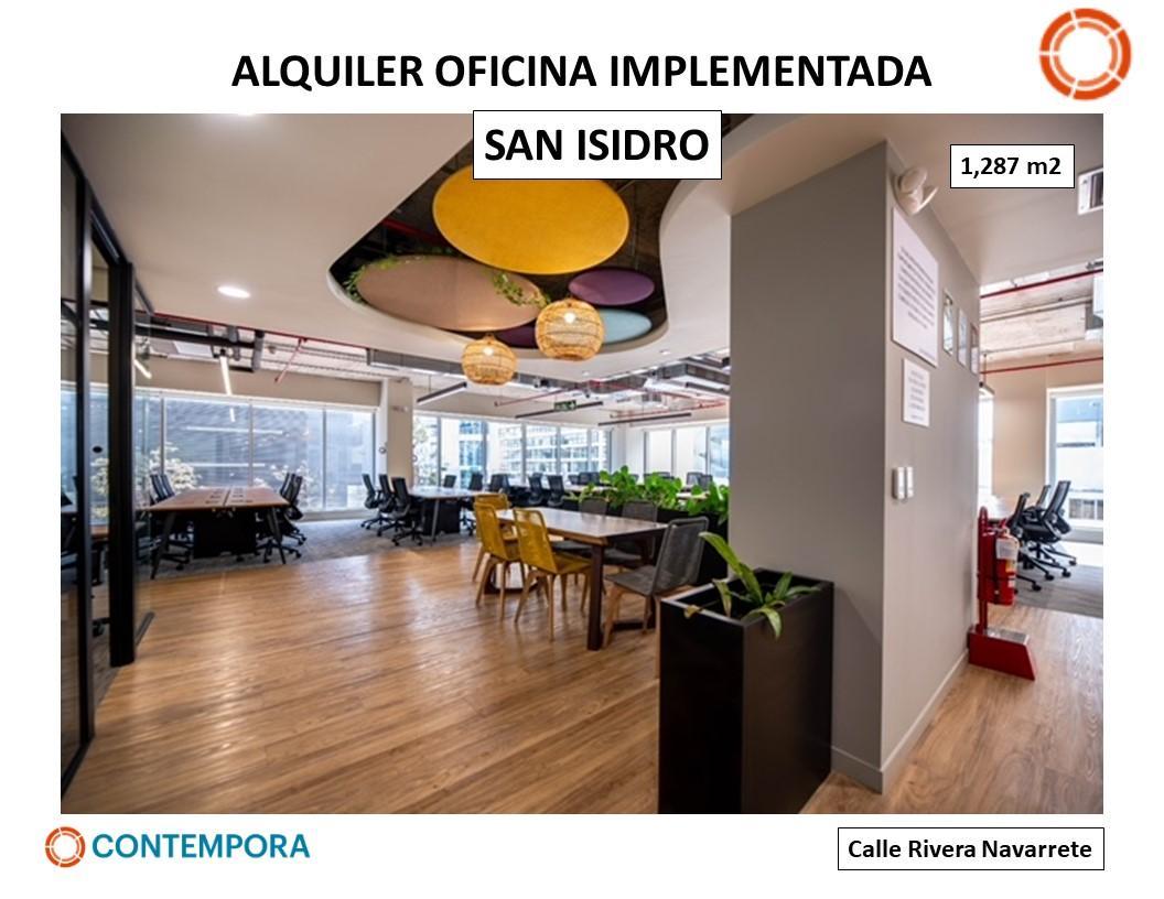 Alquiler Oficina Implementada - Amoblada - Rivera Navarrete - San Isidro 1, 257 m²