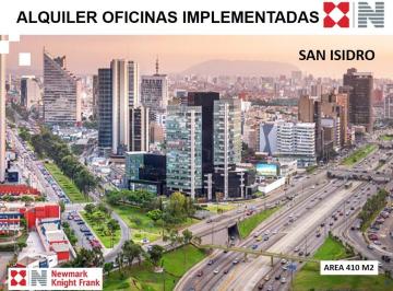 Alquiler de Oficina Implementada en San Isidro 410 m²