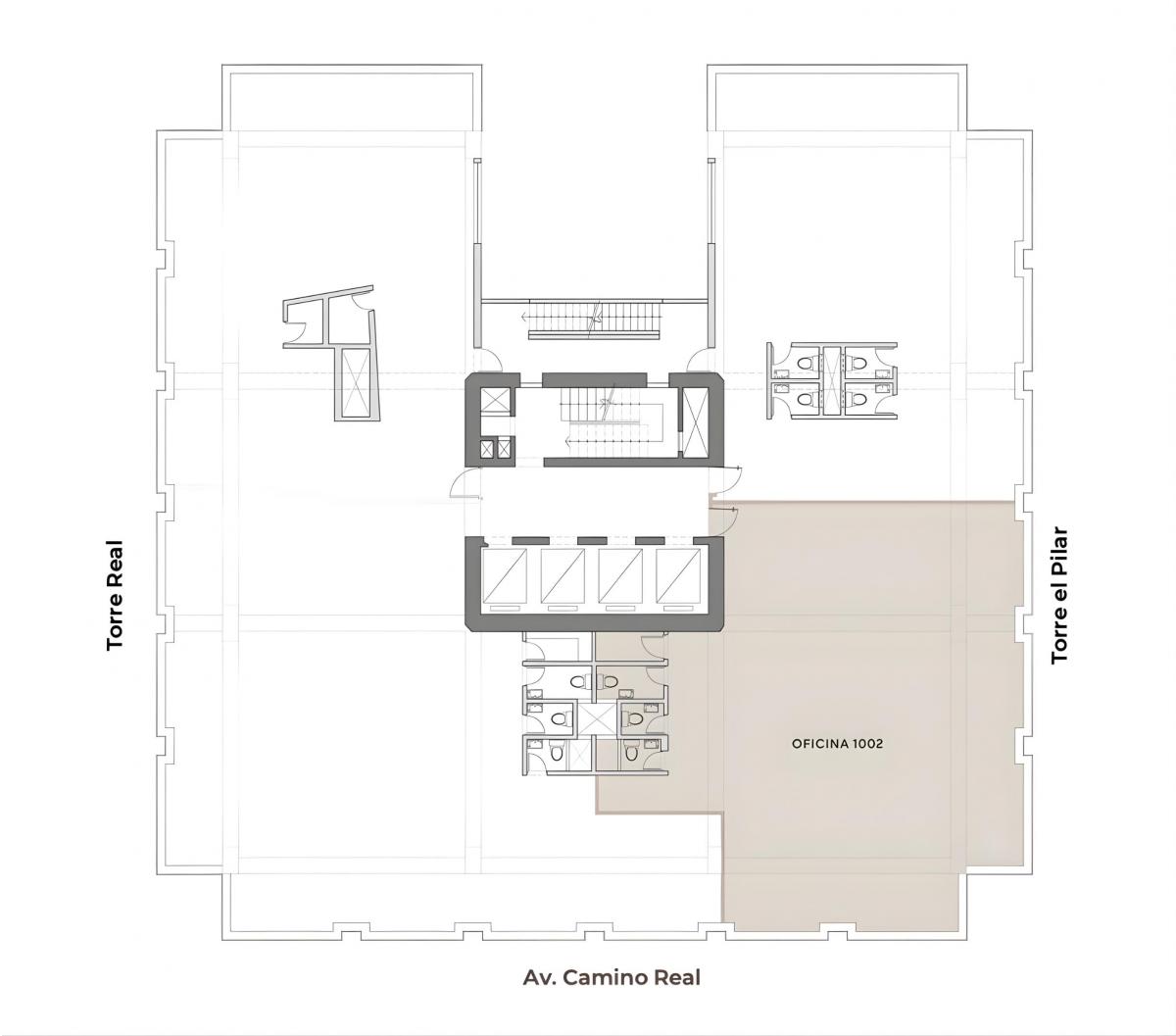 Oficina en Casco de 185 m²