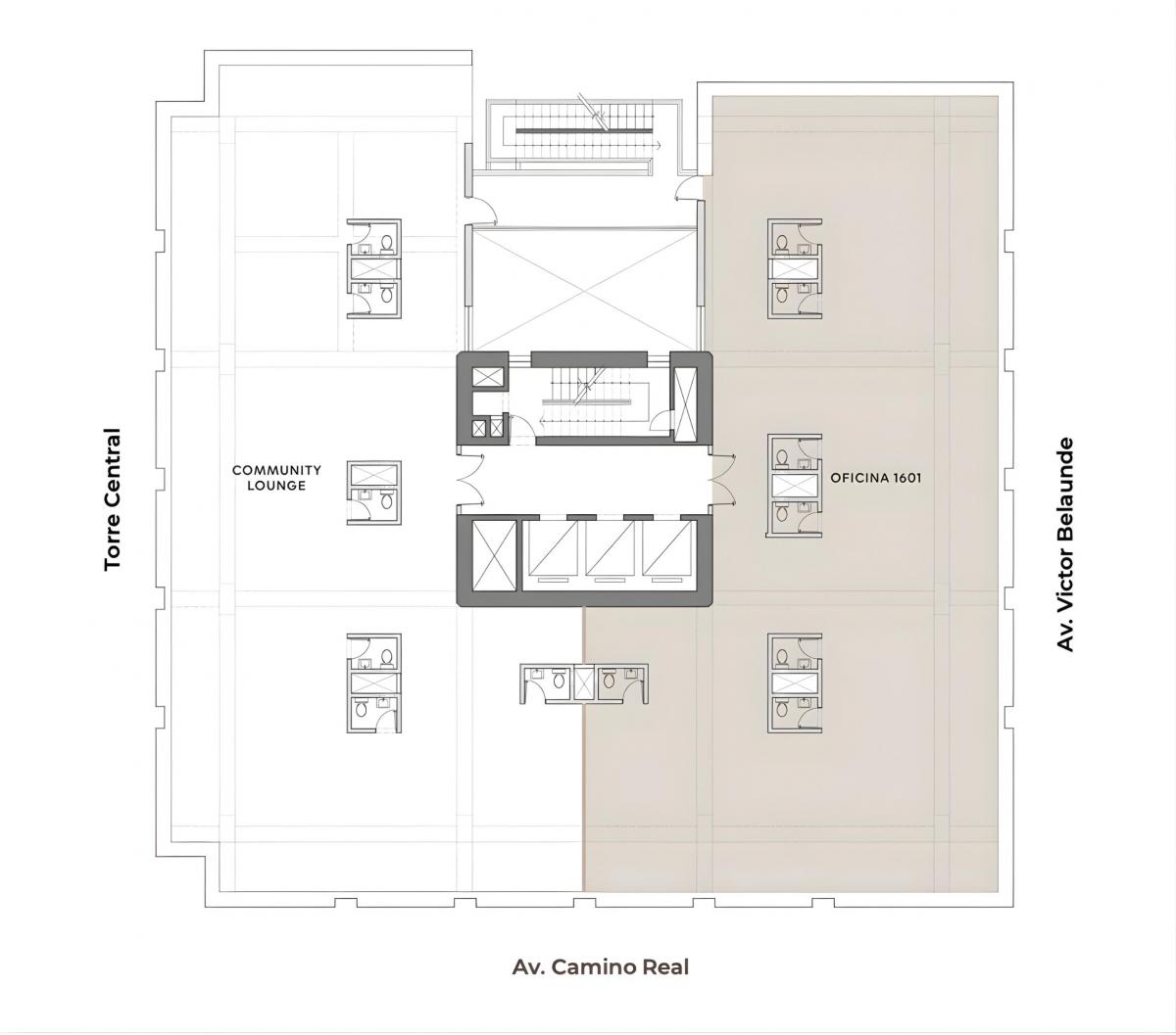 Oficina en Casco de 369 m²