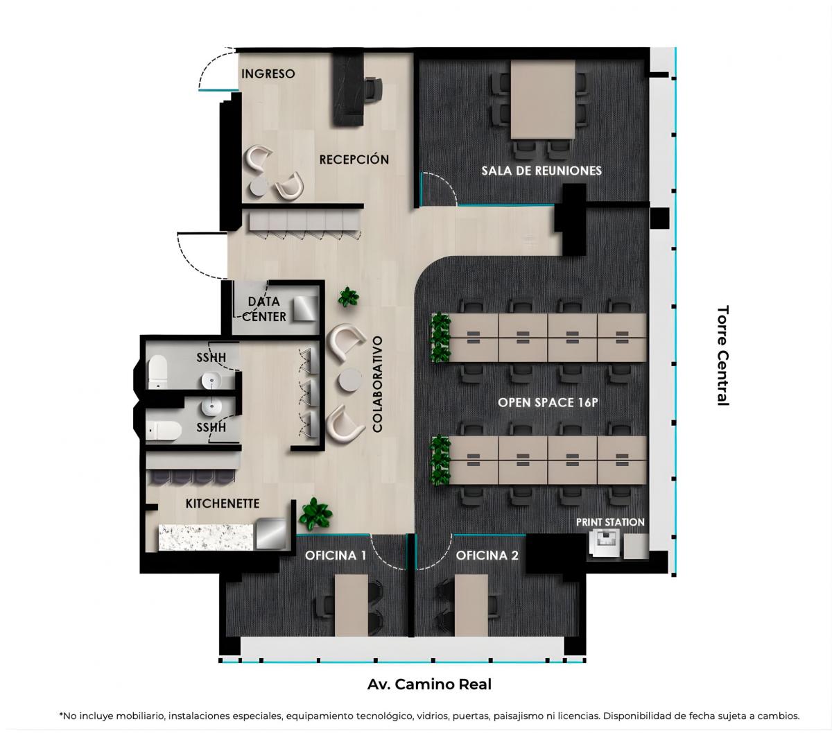 Oficina de 157 m² en San Isidro
