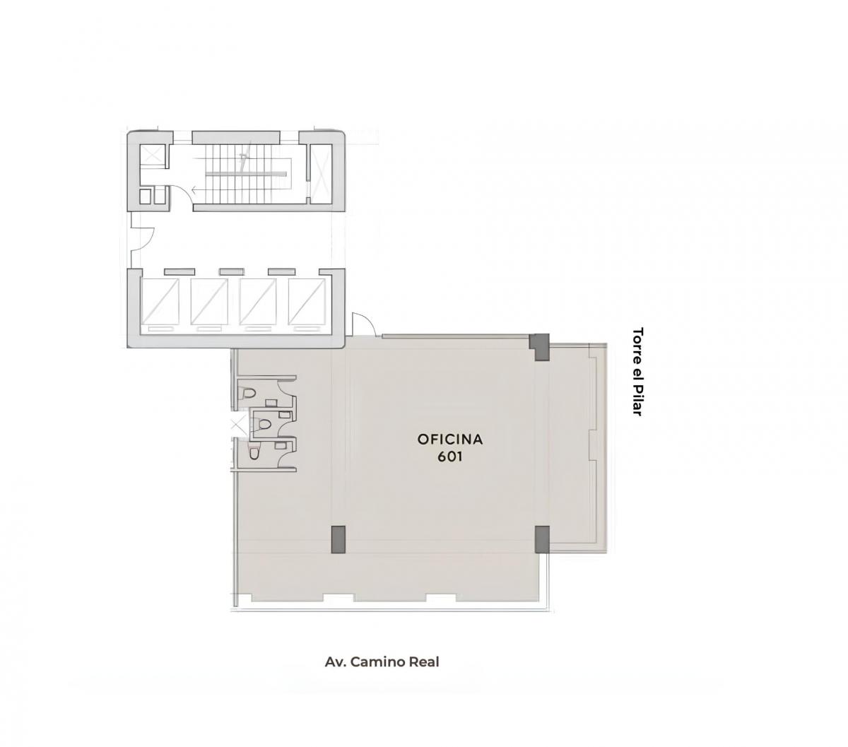 Oficina en Casco de 163 m²