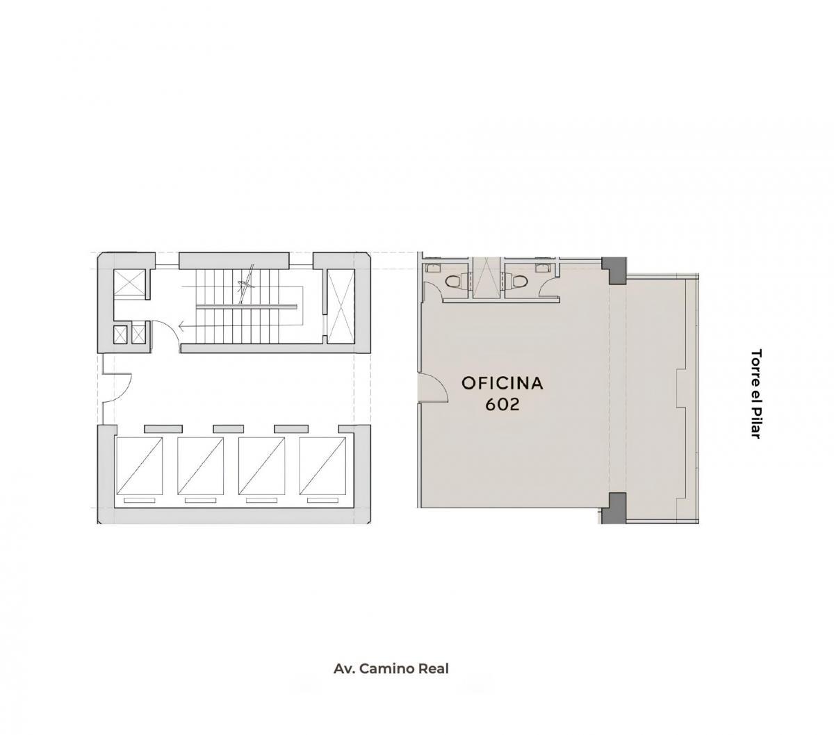 Oficina en Casco de 75 m²