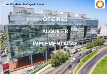 Alquiler de Oficina en Santiago de Surco Implementada y Amoblada 546 m²