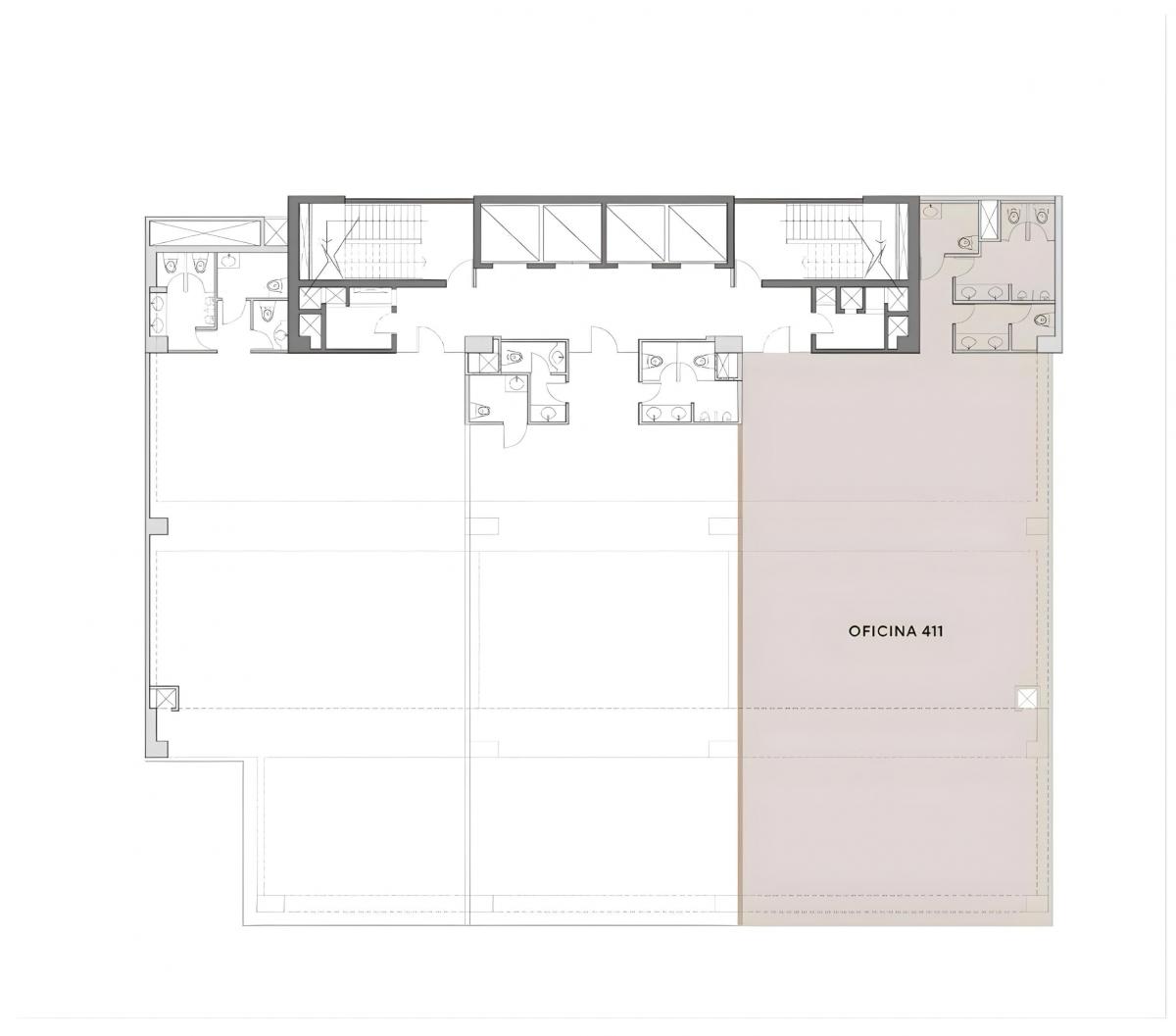 Oficina en Casco de 263 m²
