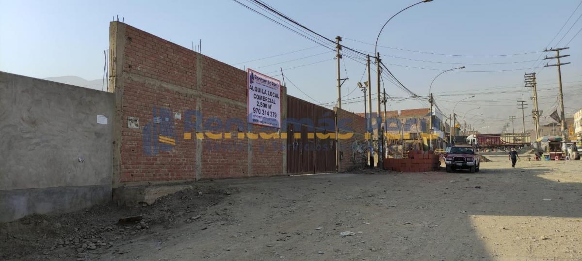 Alquilo Local Comercial 2, 500 m² en Avenida Miguel Grau - Jicamarca