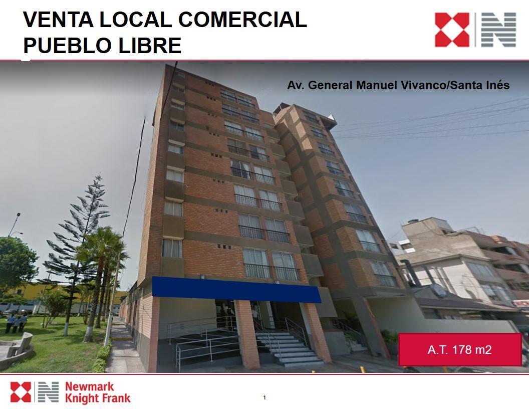 Venta Local Comercial Av. Gral Manuel Vivanco - Pueblo Libre - 178 m²