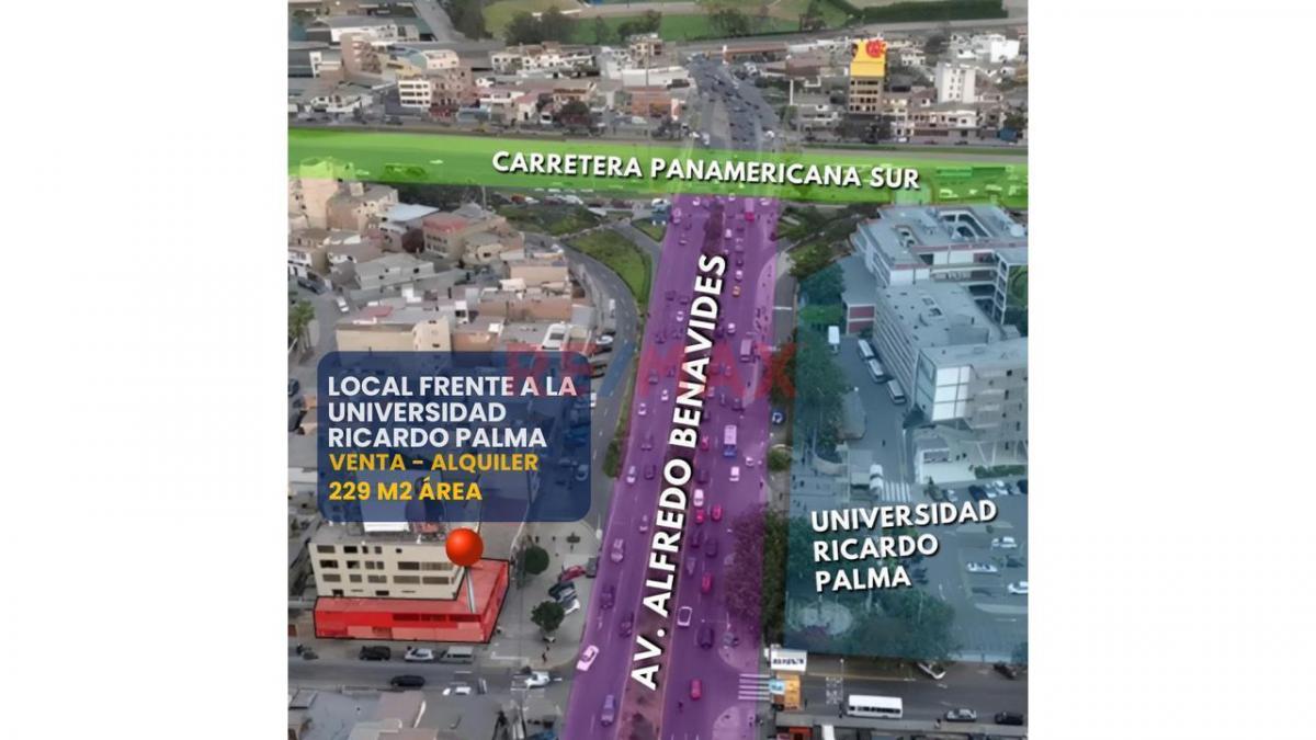 Local Comercial - Frente a La U. Ricardo Palma - Surco