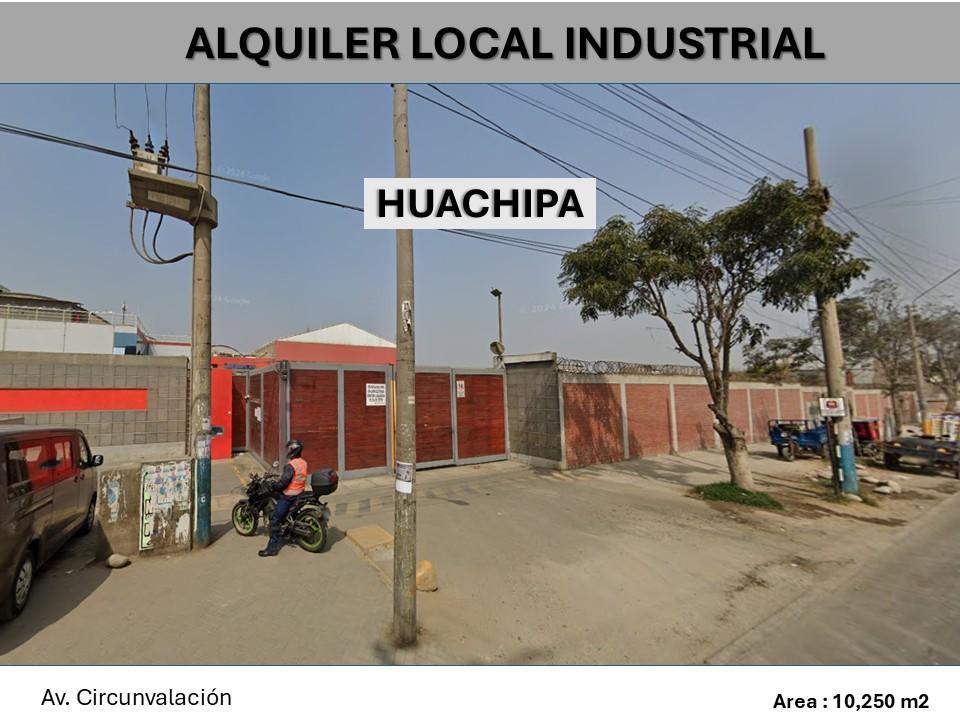 Alquiler Local Industrial - Av. Circunvalacion - Huachipa - 10, 250 m²
