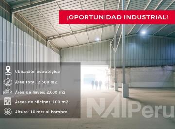 Local Industrial// Almacén Industrial - Alquiler 2, 300 m² Carretera Central - Ate