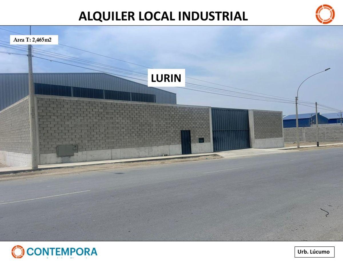 Alquiler Local Industrial en Urb. Lucumo - Lurin