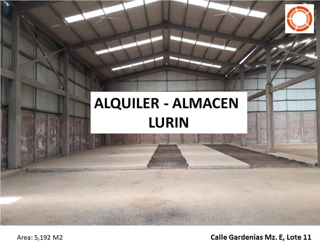 Alquiler Local Industrial - Gardenias - Lurin - 5, 200 m²