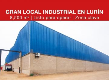 Local Industrial en Alquiler - Clase a - Lurín – 8, 500 m²
