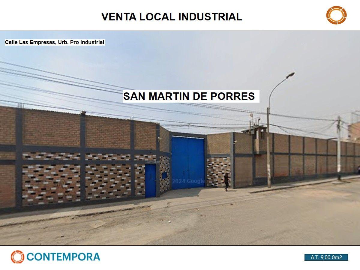Alquiler/venta Local Industrial - San Martin de Porres - Pro Industrial - 9, 000 m²